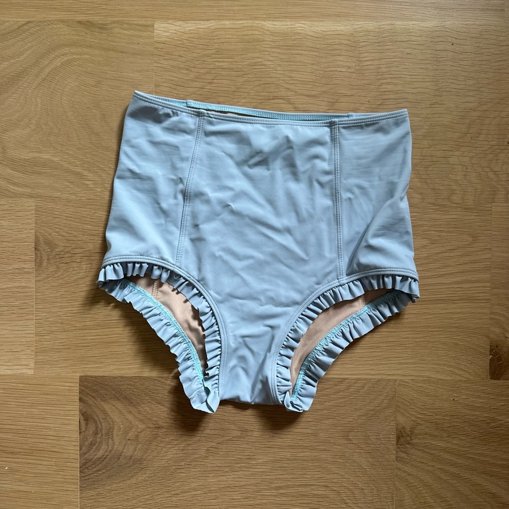 Kortni Jeane High-Waist All ruffled up Bikini Bottoms